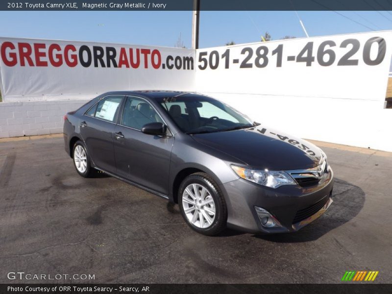 Magnetic Gray Metallic / Ivory 2012 Toyota Camry XLE