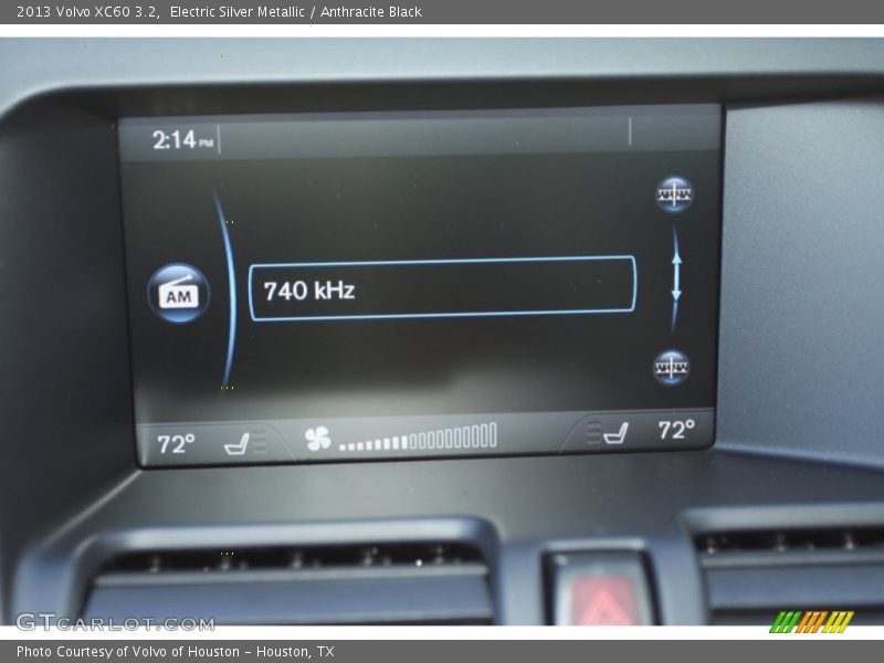 Electric Silver Metallic / Anthracite Black 2013 Volvo XC60 3.2