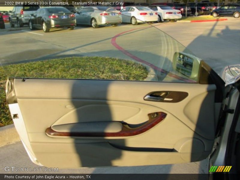 Titanium Silver Metallic / Grey 2002 BMW 3 Series 330i Convertible