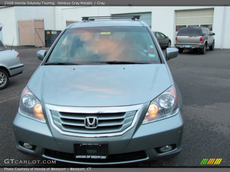 Nimbus Gray Metallic / Gray 2008 Honda Odyssey Touring