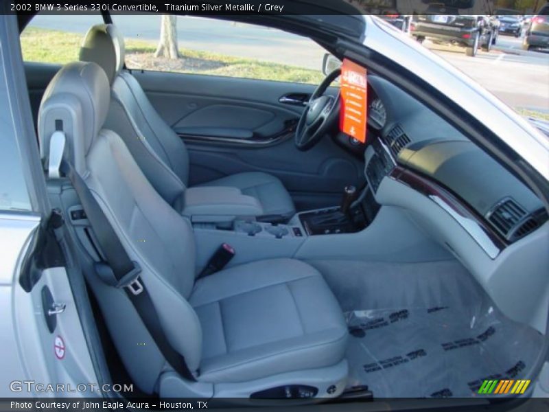 Titanium Silver Metallic / Grey 2002 BMW 3 Series 330i Convertible