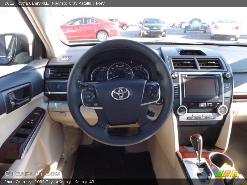 Magnetic Gray Metallic / Ivory 2012 Toyota Camry XLE