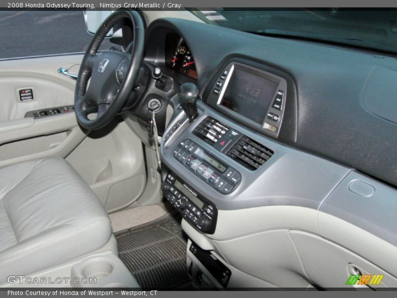 Nimbus Gray Metallic / Gray 2008 Honda Odyssey Touring