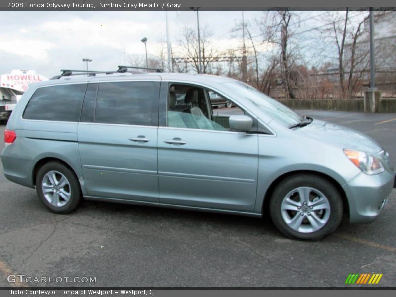 Nimbus Gray Metallic / Gray 2008 Honda Odyssey Touring