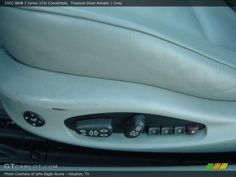 Titanium Silver Metallic / Grey 2002 BMW 3 Series 330i Convertible