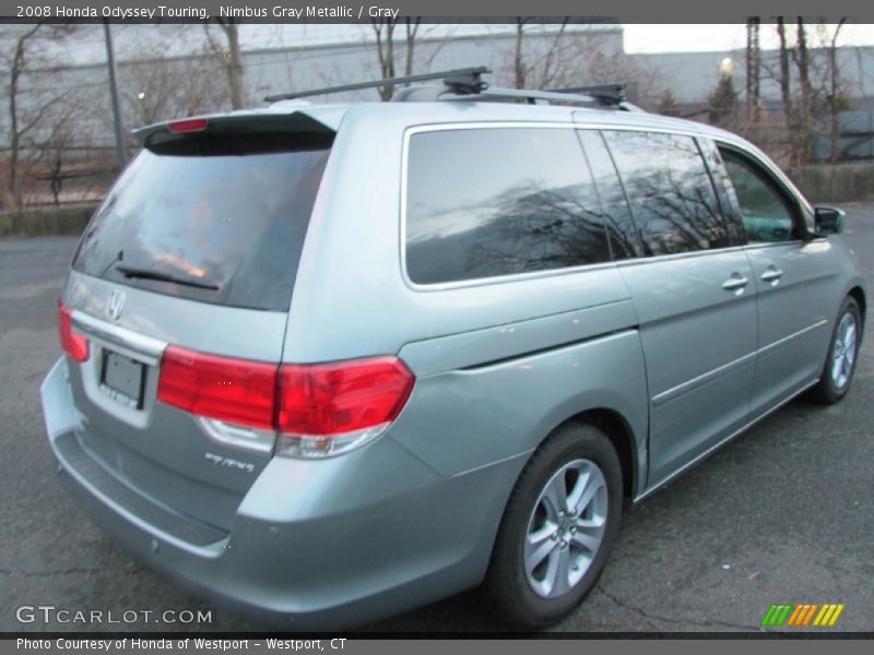 Nimbus Gray Metallic / Gray 2008 Honda Odyssey Touring