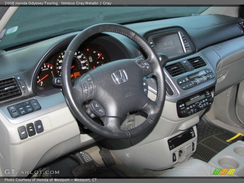 Nimbus Gray Metallic / Gray 2008 Honda Odyssey Touring