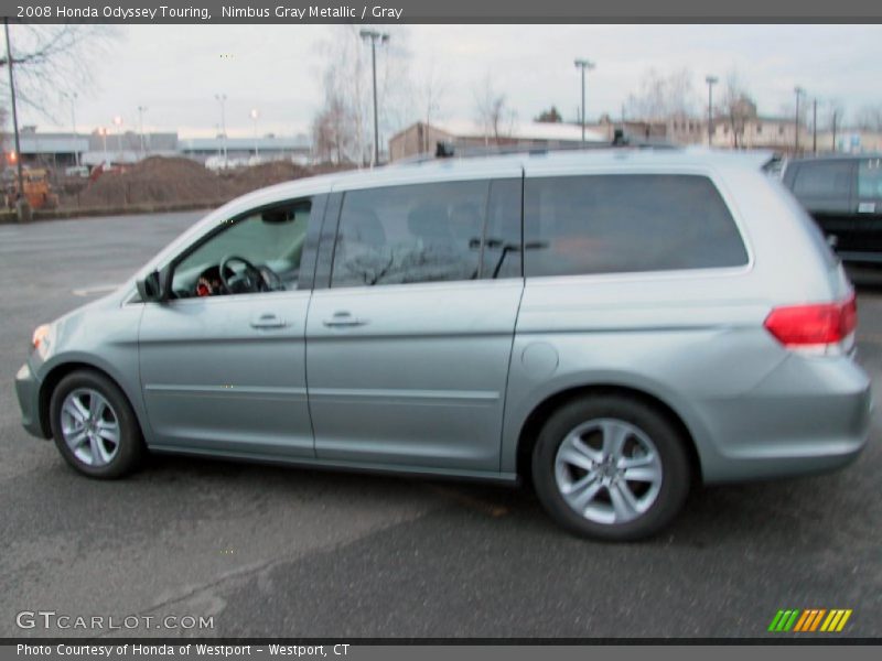 Nimbus Gray Metallic / Gray 2008 Honda Odyssey Touring