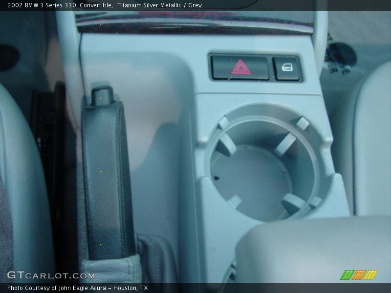 Titanium Silver Metallic / Grey 2002 BMW 3 Series 330i Convertible