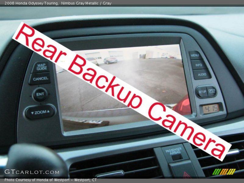 Nimbus Gray Metallic / Gray 2008 Honda Odyssey Touring