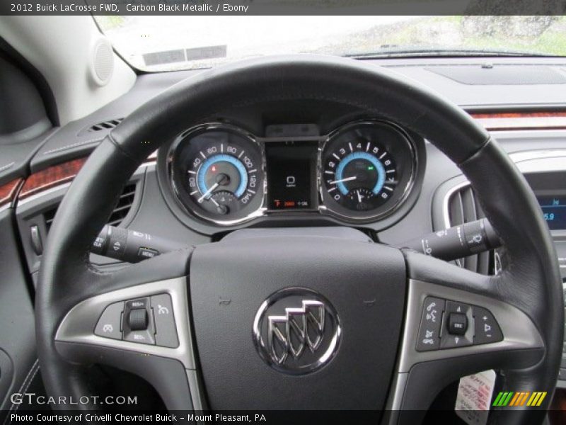 Carbon Black Metallic / Ebony 2012 Buick LaCrosse FWD