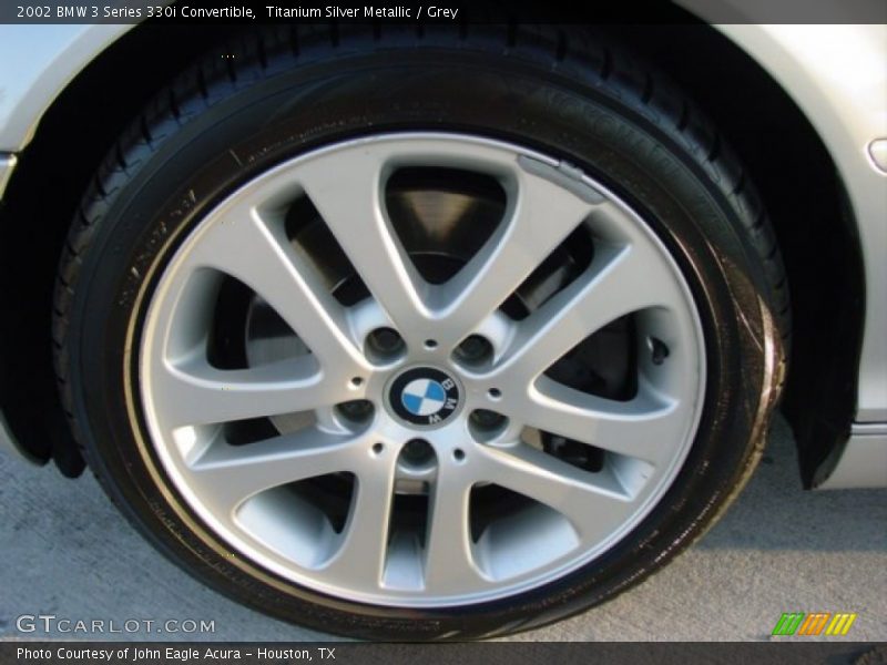 Titanium Silver Metallic / Grey 2002 BMW 3 Series 330i Convertible