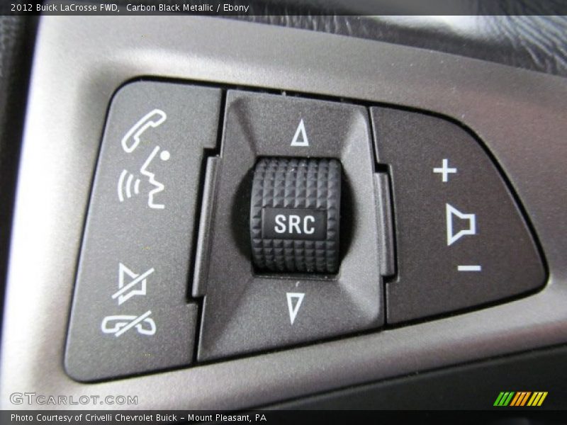 Carbon Black Metallic / Ebony 2012 Buick LaCrosse FWD