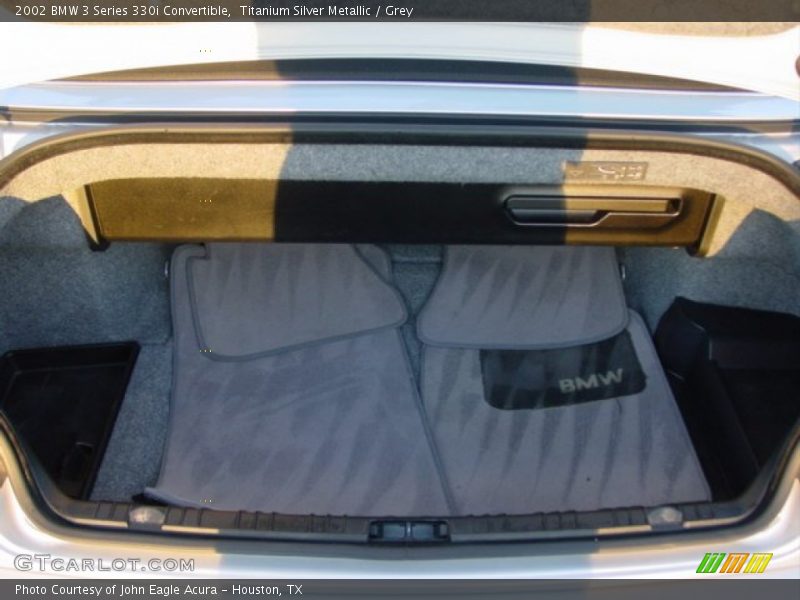 Titanium Silver Metallic / Grey 2002 BMW 3 Series 330i Convertible