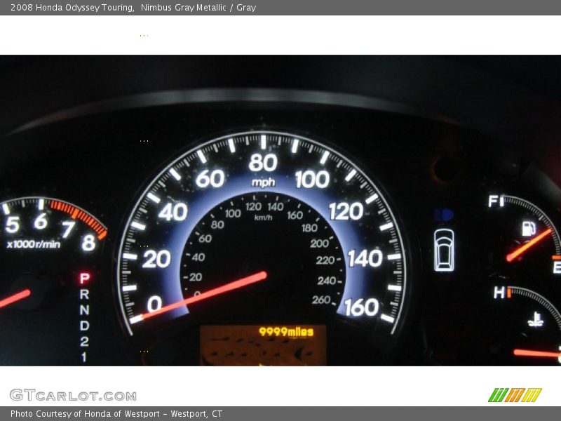 Nimbus Gray Metallic / Gray 2008 Honda Odyssey Touring