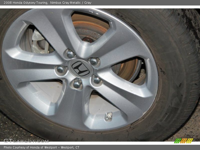 Nimbus Gray Metallic / Gray 2008 Honda Odyssey Touring