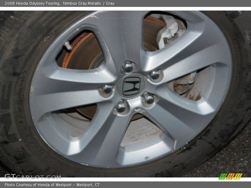 Nimbus Gray Metallic / Gray 2008 Honda Odyssey Touring