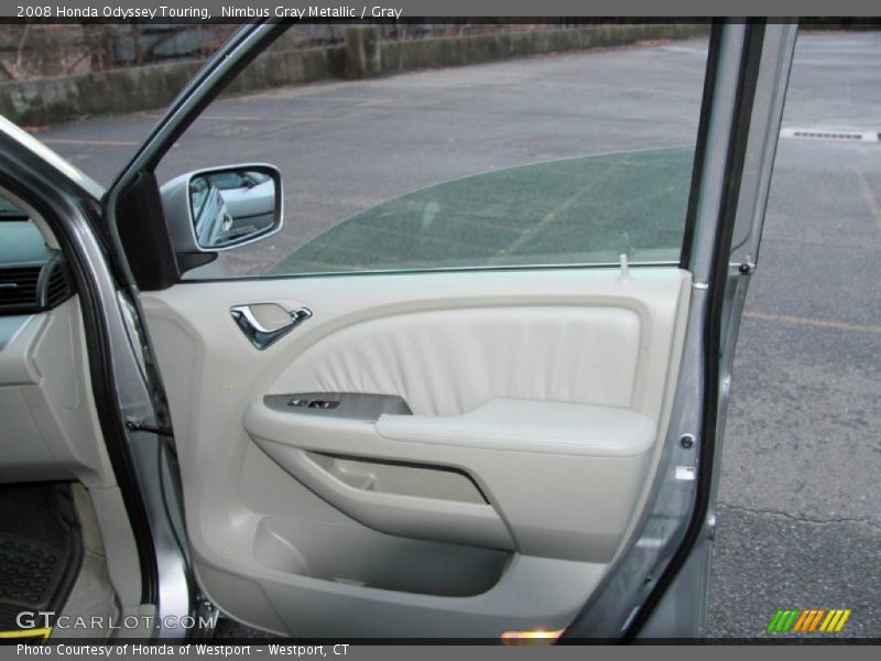 Nimbus Gray Metallic / Gray 2008 Honda Odyssey Touring
