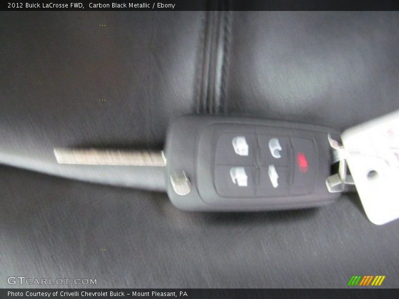 Carbon Black Metallic / Ebony 2012 Buick LaCrosse FWD