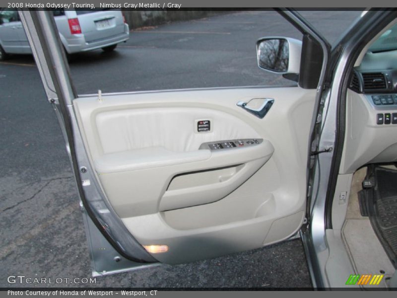 Nimbus Gray Metallic / Gray 2008 Honda Odyssey Touring