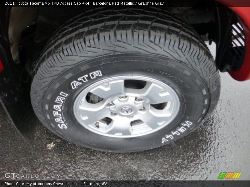 Barcelona Red Metallic / Graphite Gray 2011 Toyota Tacoma V6 TRD Access Cab 4x4