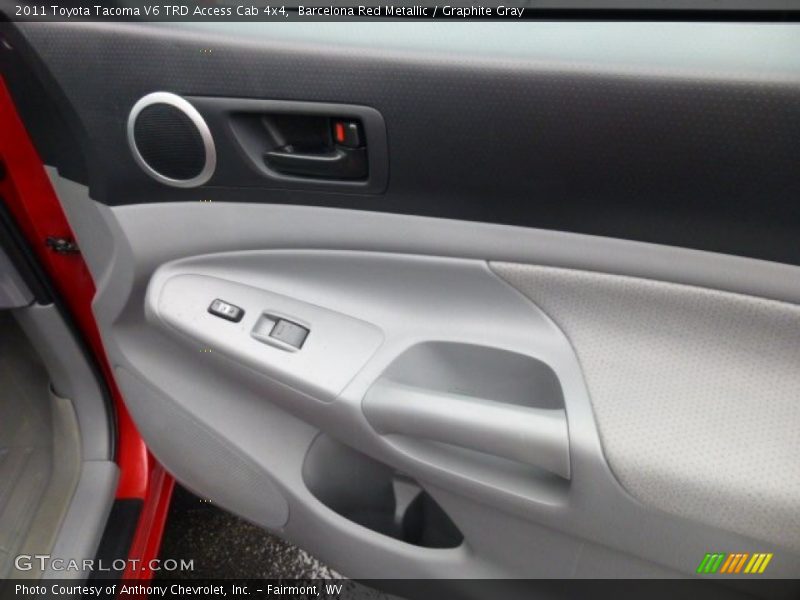 Barcelona Red Metallic / Graphite Gray 2011 Toyota Tacoma V6 TRD Access Cab 4x4
