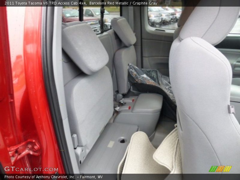 Barcelona Red Metallic / Graphite Gray 2011 Toyota Tacoma V6 TRD Access Cab 4x4