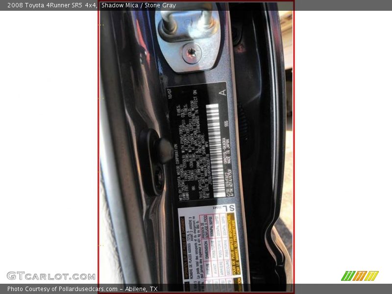 Shadow Mica / Stone Gray 2008 Toyota 4Runner SR5 4x4