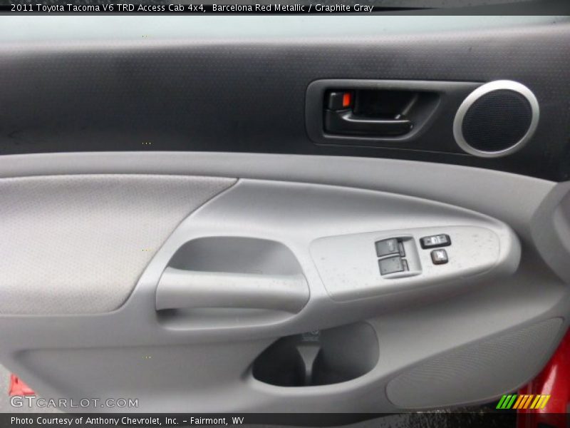 Barcelona Red Metallic / Graphite Gray 2011 Toyota Tacoma V6 TRD Access Cab 4x4
