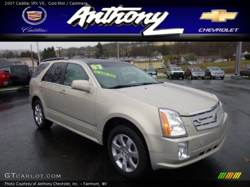 Gold Mist / Cashmere 2007 Cadillac SRX V6