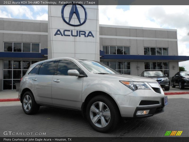 Palladium Metallic / Taupe 2012 Acura MDX SH-AWD Technology