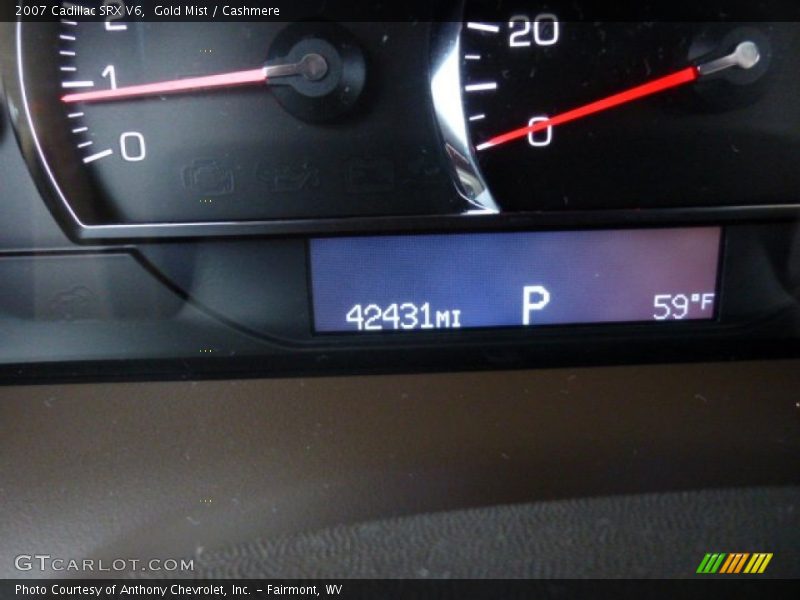 Gold Mist / Cashmere 2007 Cadillac SRX V6