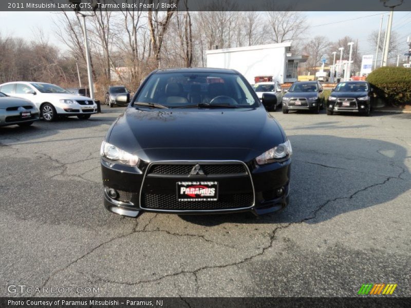 Tarmac Black Pearl / Black 2011 Mitsubishi Lancer GTS