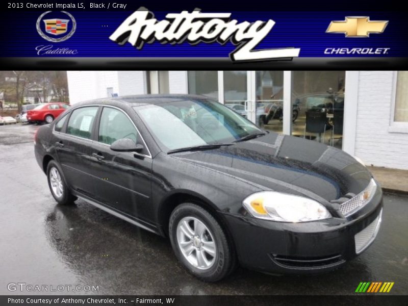 Black / Gray 2013 Chevrolet Impala LS