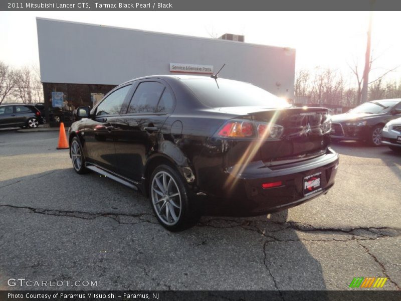 Tarmac Black Pearl / Black 2011 Mitsubishi Lancer GTS