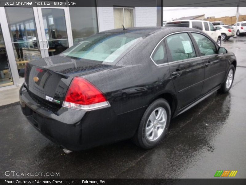 Black / Gray 2013 Chevrolet Impala LS