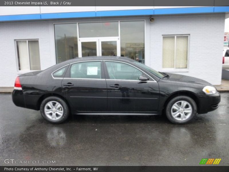 Black / Gray 2013 Chevrolet Impala LS