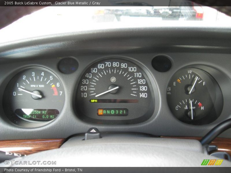 Glacier Blue Metallic / Gray 2005 Buick LeSabre Custom