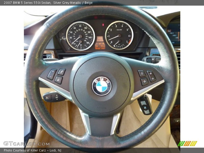  2007 5 Series 550i Sedan Steering Wheel