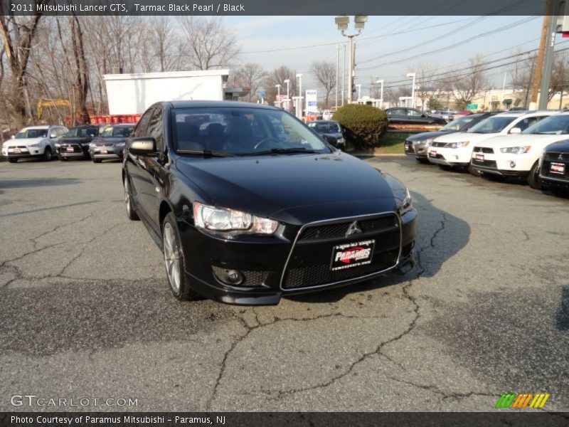 Tarmac Black Pearl / Black 2011 Mitsubishi Lancer GTS