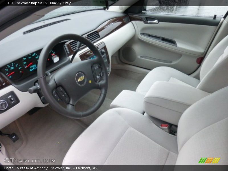 Black / Gray 2013 Chevrolet Impala LS