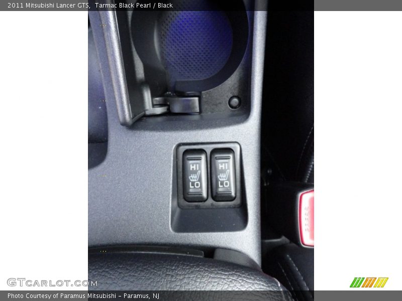 Tarmac Black Pearl / Black 2011 Mitsubishi Lancer GTS