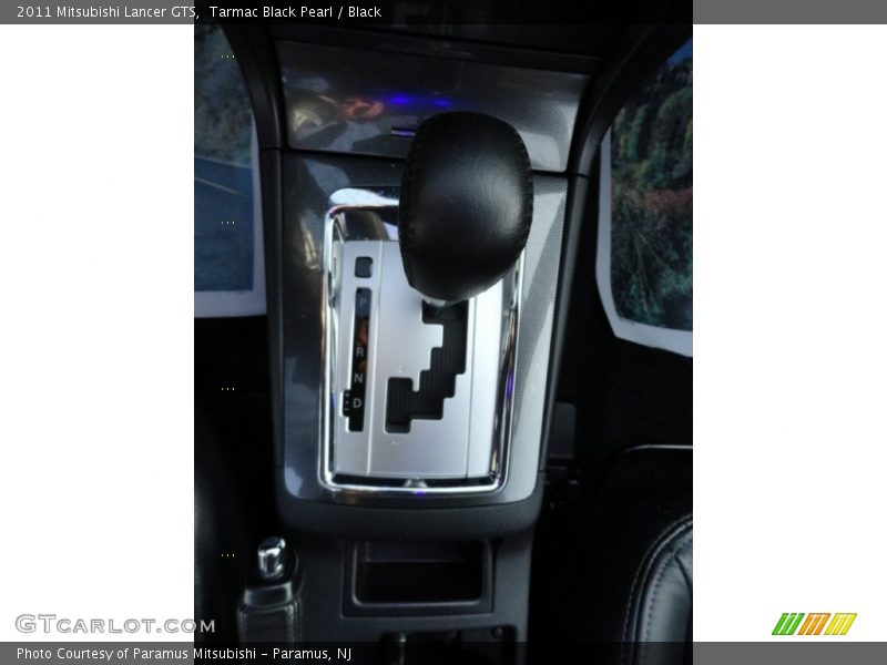 Tarmac Black Pearl / Black 2011 Mitsubishi Lancer GTS