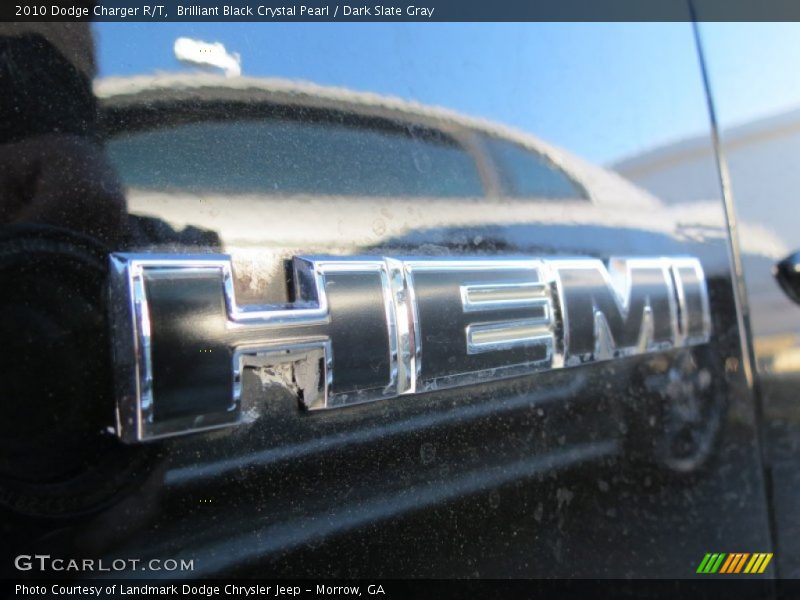 Brilliant Black Crystal Pearl / Dark Slate Gray 2010 Dodge Charger R/T