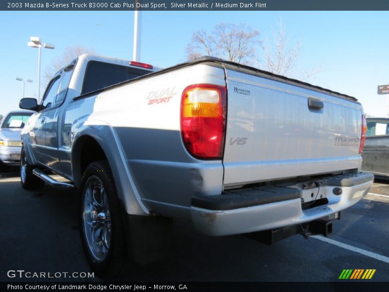 Silver Metallic / Medium Dark Flint 2003 Mazda B-Series Truck B3000 Cab Plus Dual Sport