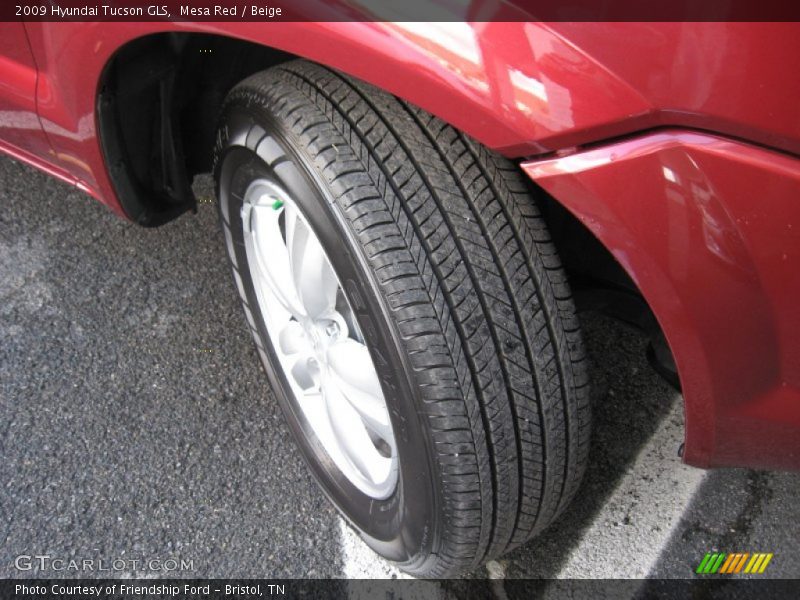 Mesa Red / Beige 2009 Hyundai Tucson GLS