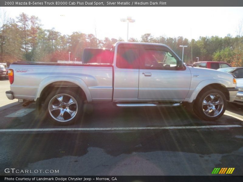 Silver Metallic / Medium Dark Flint 2003 Mazda B-Series Truck B3000 Cab Plus Dual Sport