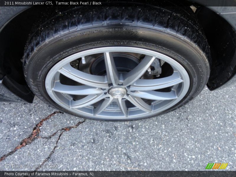 Tarmac Black Pearl / Black 2011 Mitsubishi Lancer GTS