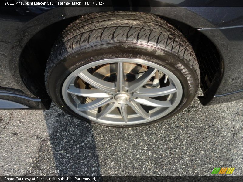 Tarmac Black Pearl / Black 2011 Mitsubishi Lancer GTS