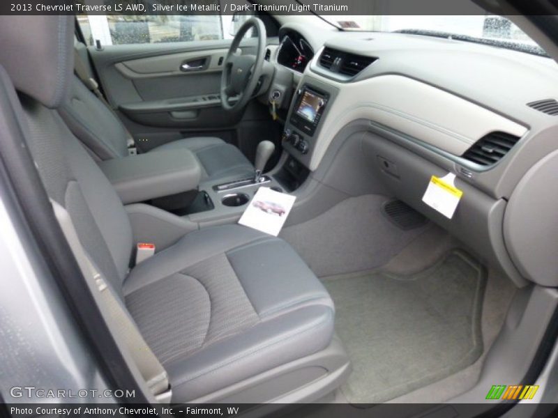 Front Seat of 2013 Traverse LS AWD